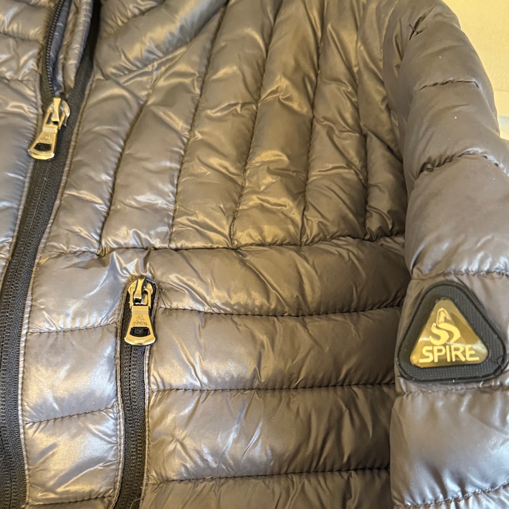 Galaxy By Harvic Gray Puffer Jacket
